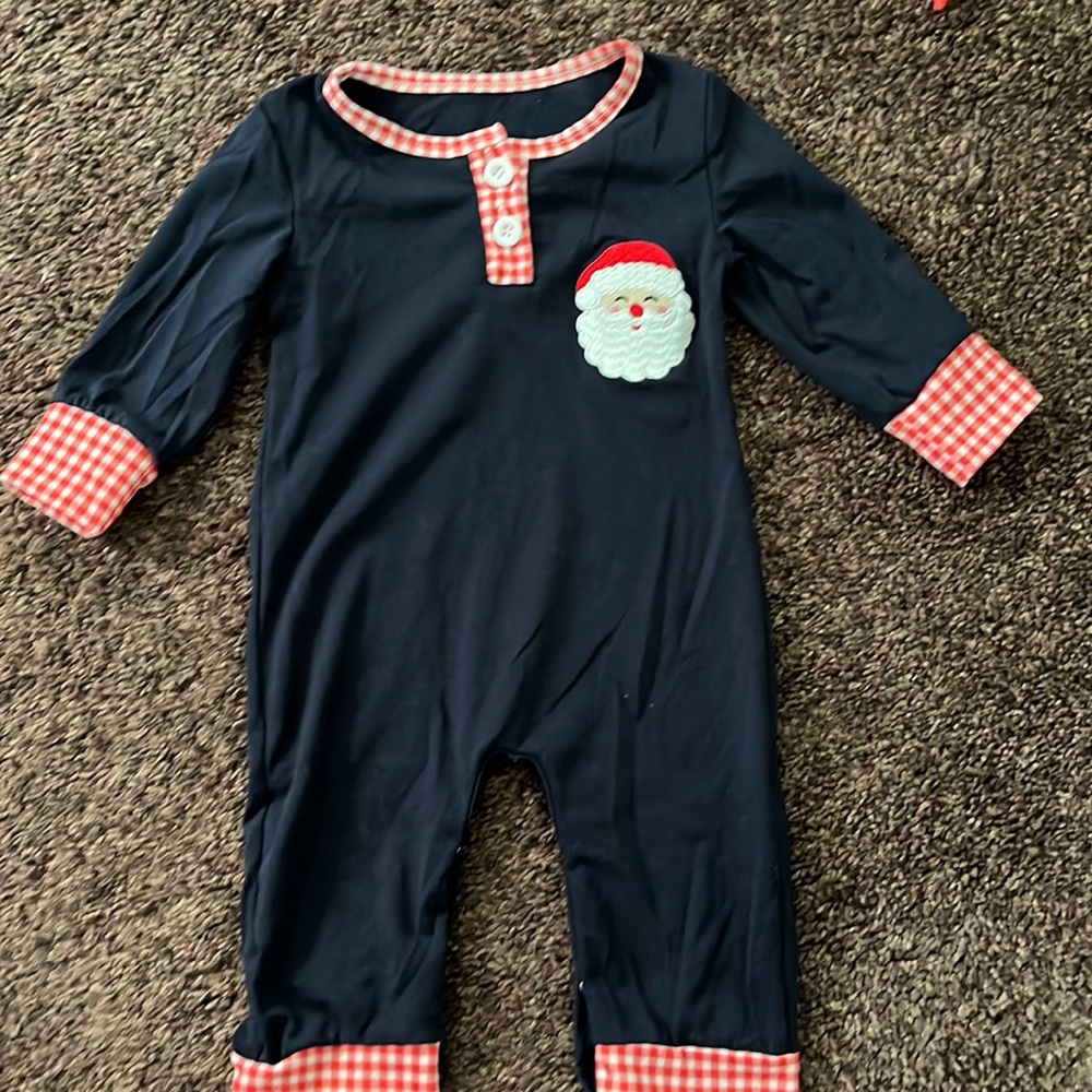 Honey Bean Christmas Santa one piece